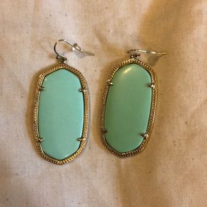 Kendra Scott Danielle Mint Green Earrings